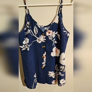 Floral tank top